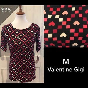 LuLaRoe Gigi T Valentines Day Medium